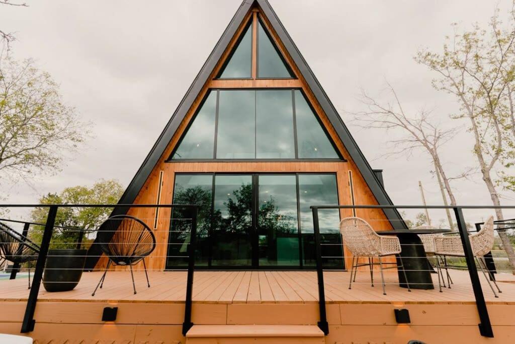 The Pedernales A-Frame Villa Fredericksburg Buitenkant foto