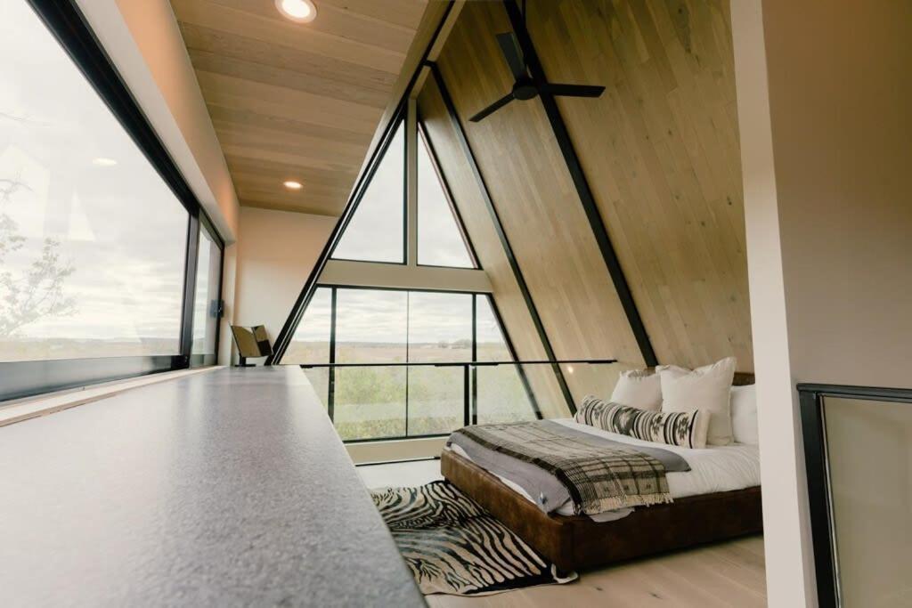 The Pedernales A-Frame Villa Fredericksburg Buitenkant foto