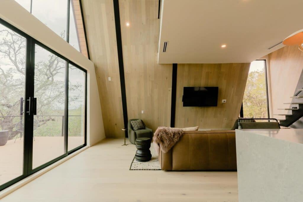 The Pedernales A-Frame Villa Fredericksburg Buitenkant foto